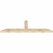 Ekena Millwork Portland Rough Sawn Timber Gable Bracket, Douglas Fir, 96"W x 28"H x 4"D x 6"F, 7/12 Pitch GBW096X28X0406POR00RDF - alternate 5